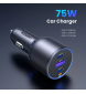UGREEN 75W 3-Ports Fast Car Charger UGREEN 75W 3-Ports Fast Car Charger