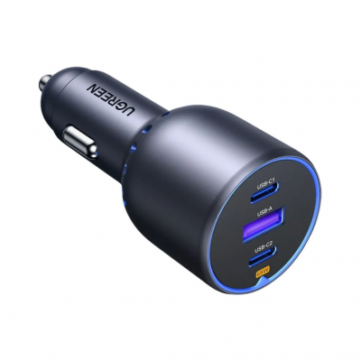 UGREEN 75W 3-Ports Fast Car Charger